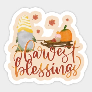 Harvest Blessing Sticker